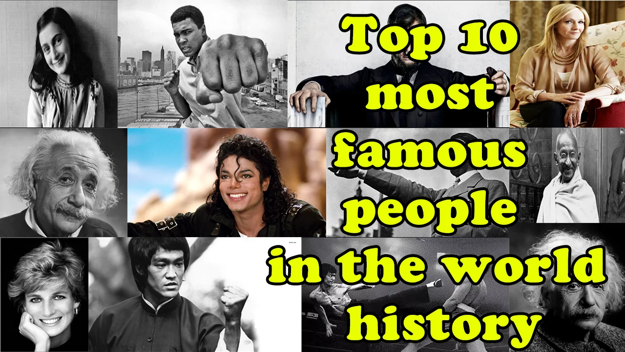 Top 10 Most Famous People in the World history
