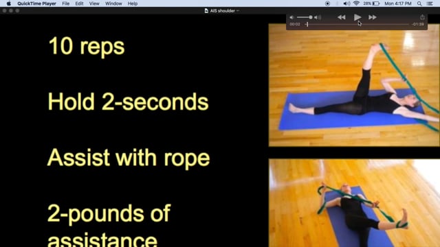  AIS Shoulder Matrix