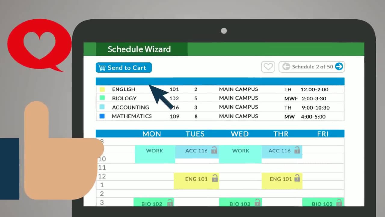 UVU: Schedule Planning Tool on Vimeo