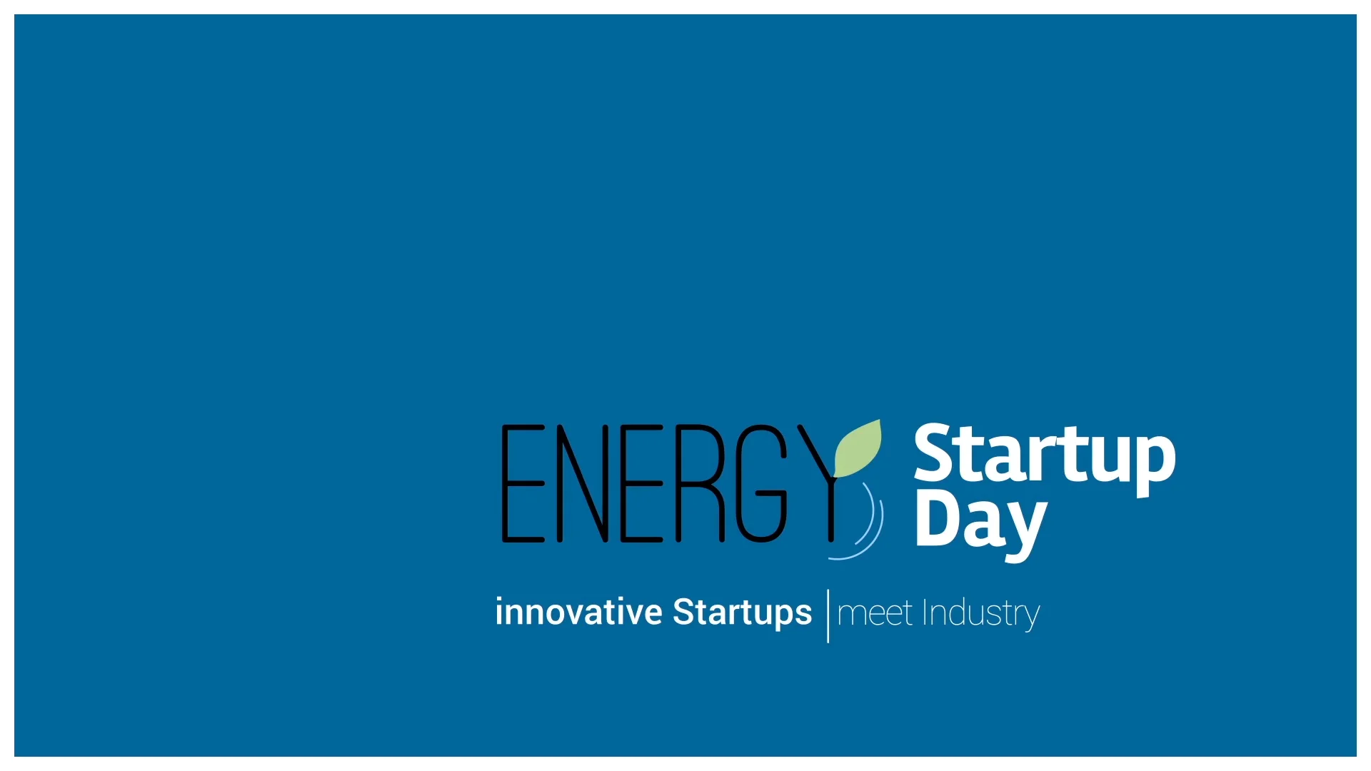 Energy Startup Day | 2016