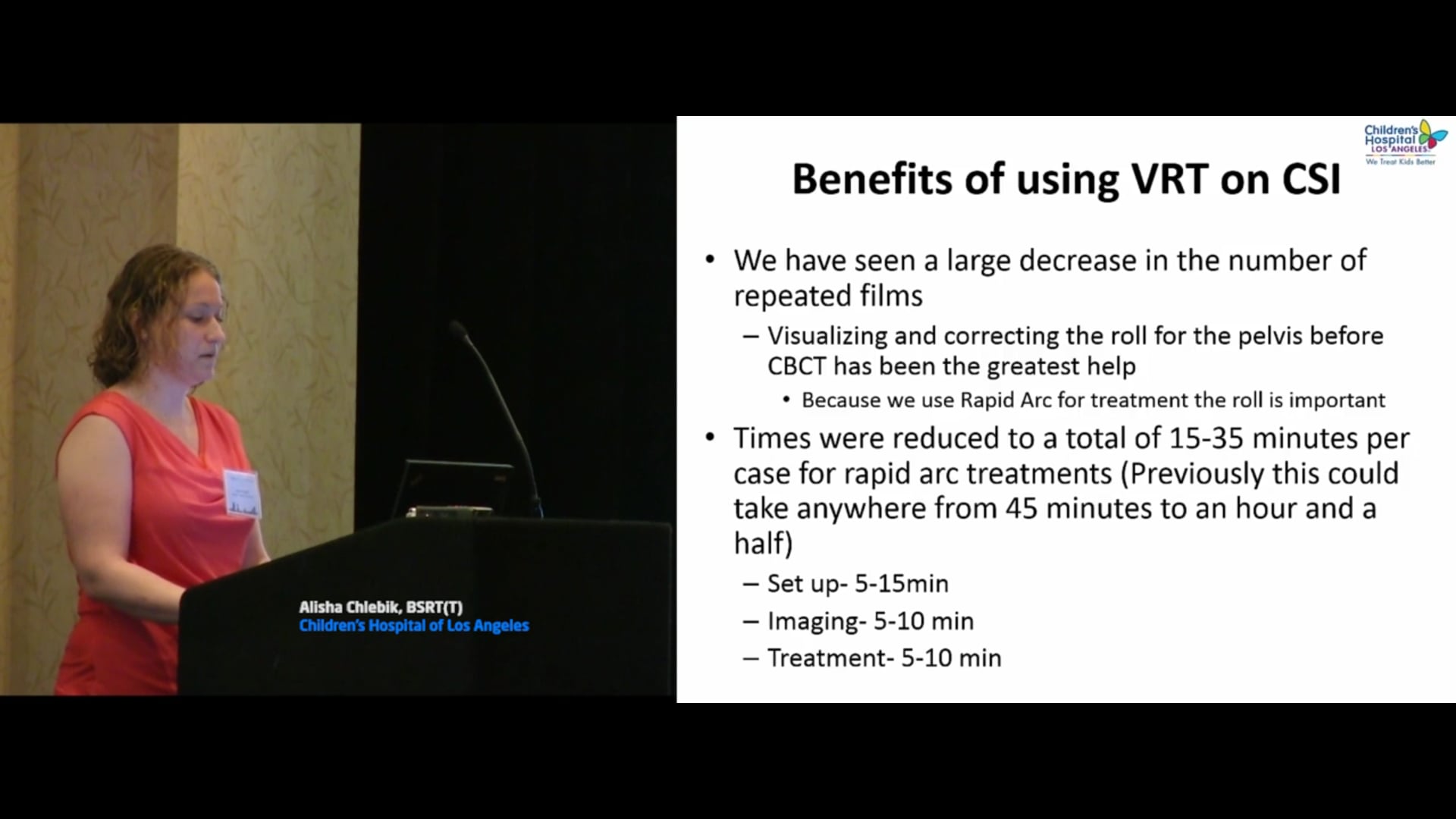 Radiation therapists on Vision RT technology