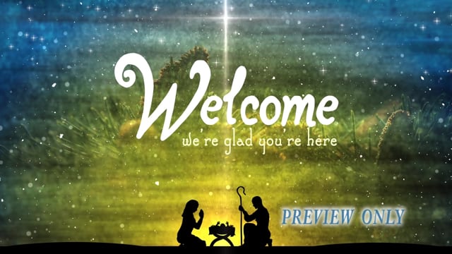 Christmas Advent Welcome Title Text | Videos2Worship