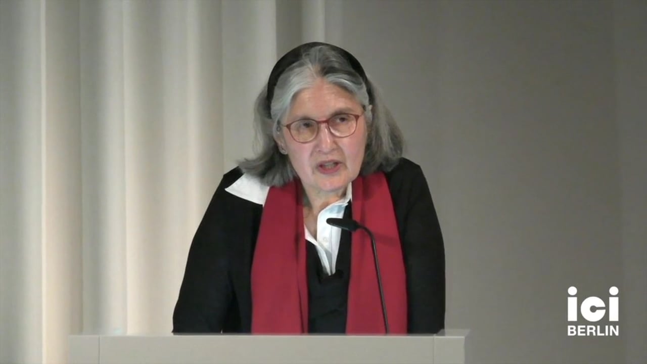 Talk by Lorraine Daston