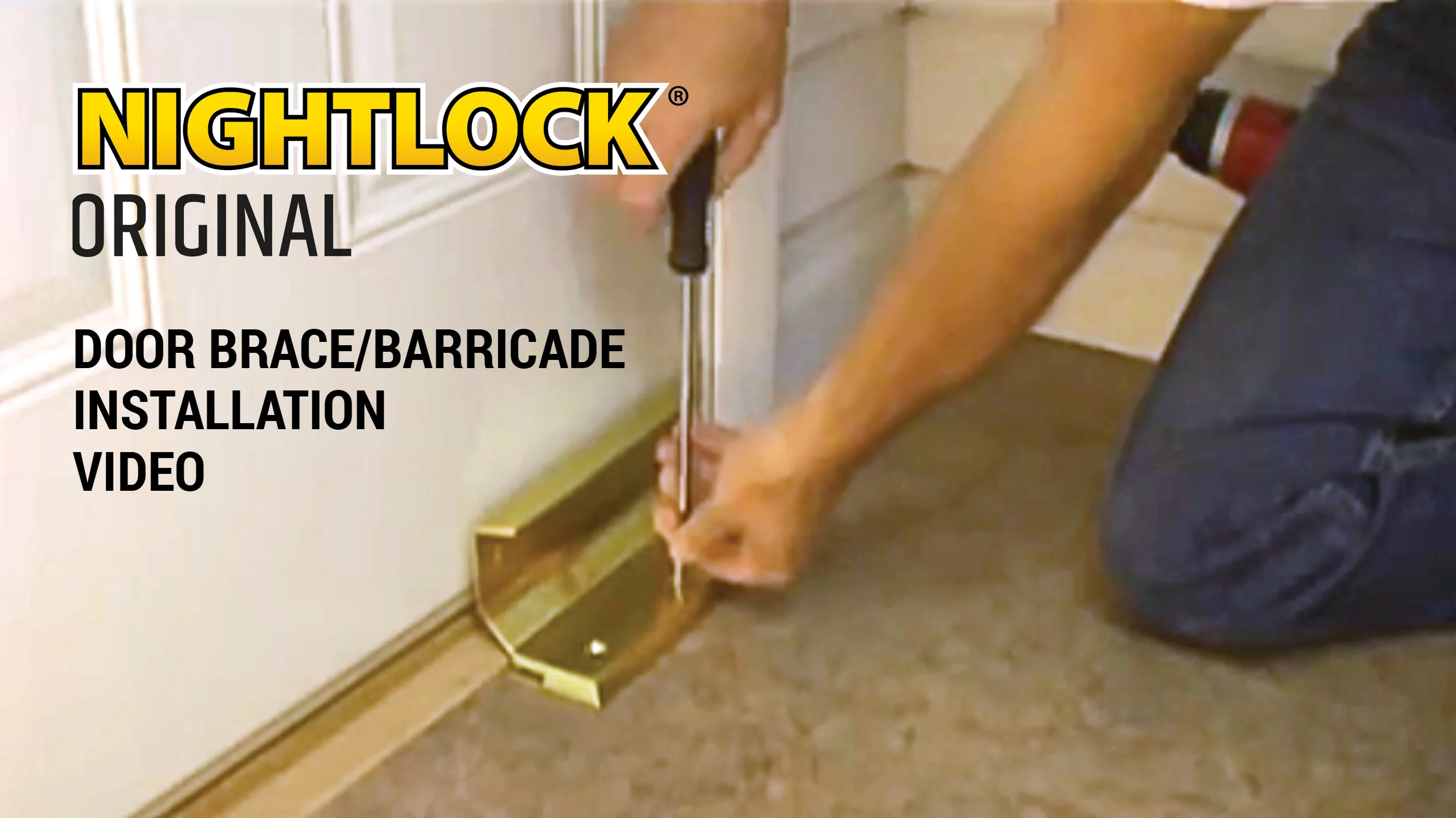 NIGHTLOCK-Original-Installation-Video-for-Home-Security-Door-Brace-Barricade