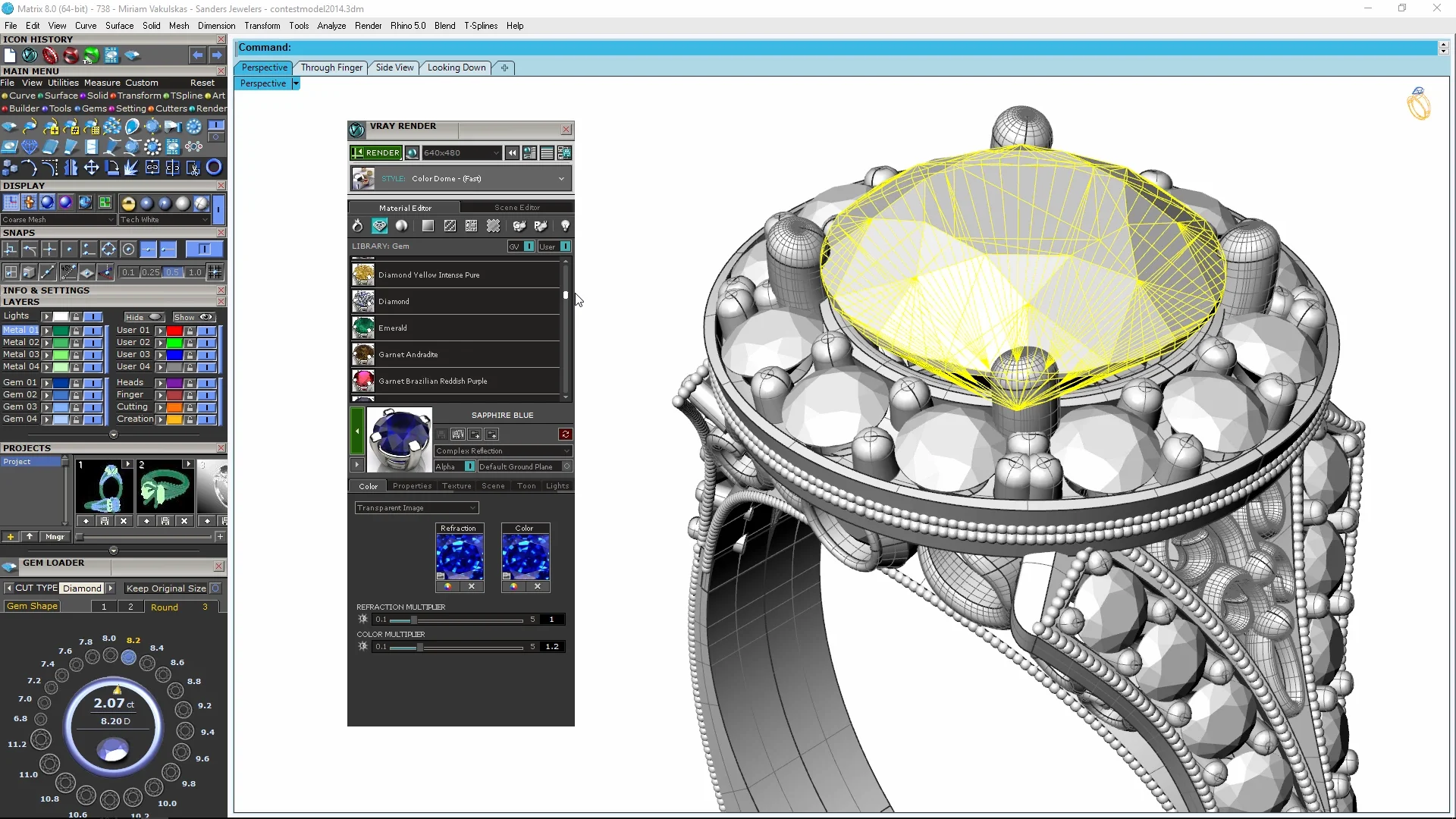 Jewelry on sale modeling software