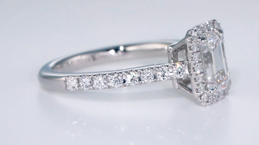 ※オーダージュエリー　エメラルドカット　3カラット　ダイヤモンドリング エメラルドカット ダイヤモンド ハイジュエリーリング, - Graff