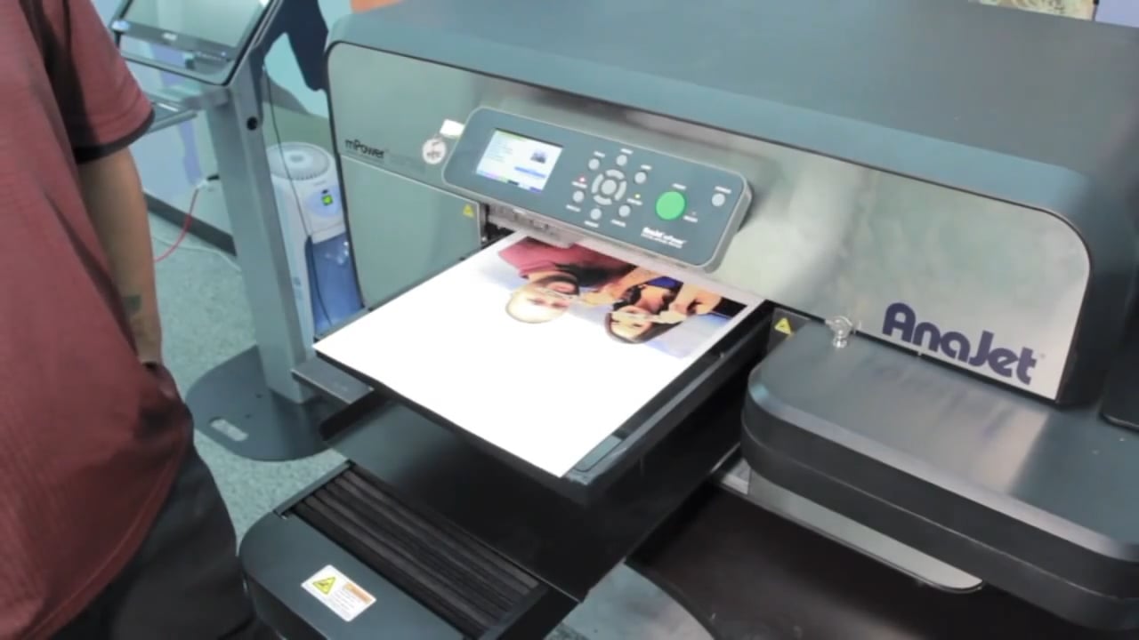 Canvas Printing Tutorial - T-Shirt Direct To Garment -DTG- AnaJet ...
