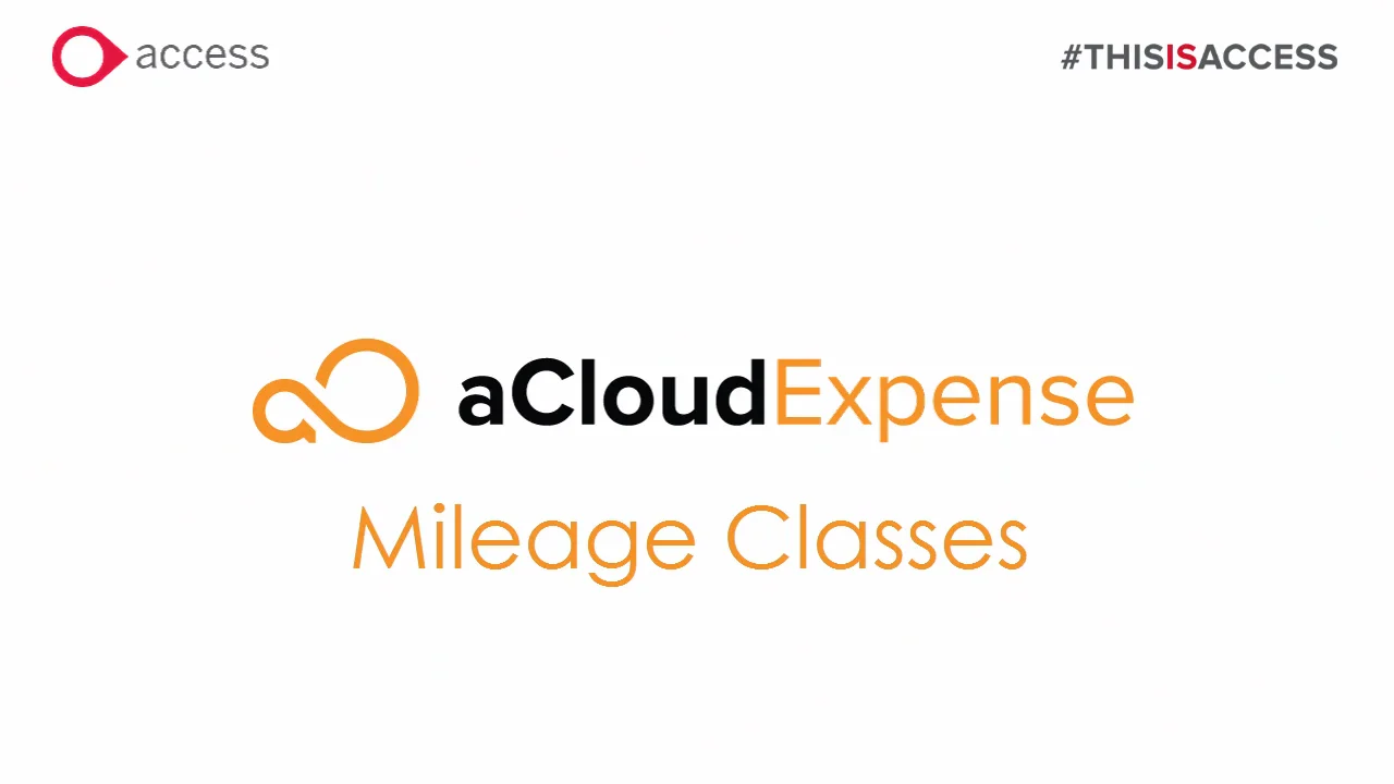 aCloud Expense Onboarding - Administrator Training - Mileage Classes on ...