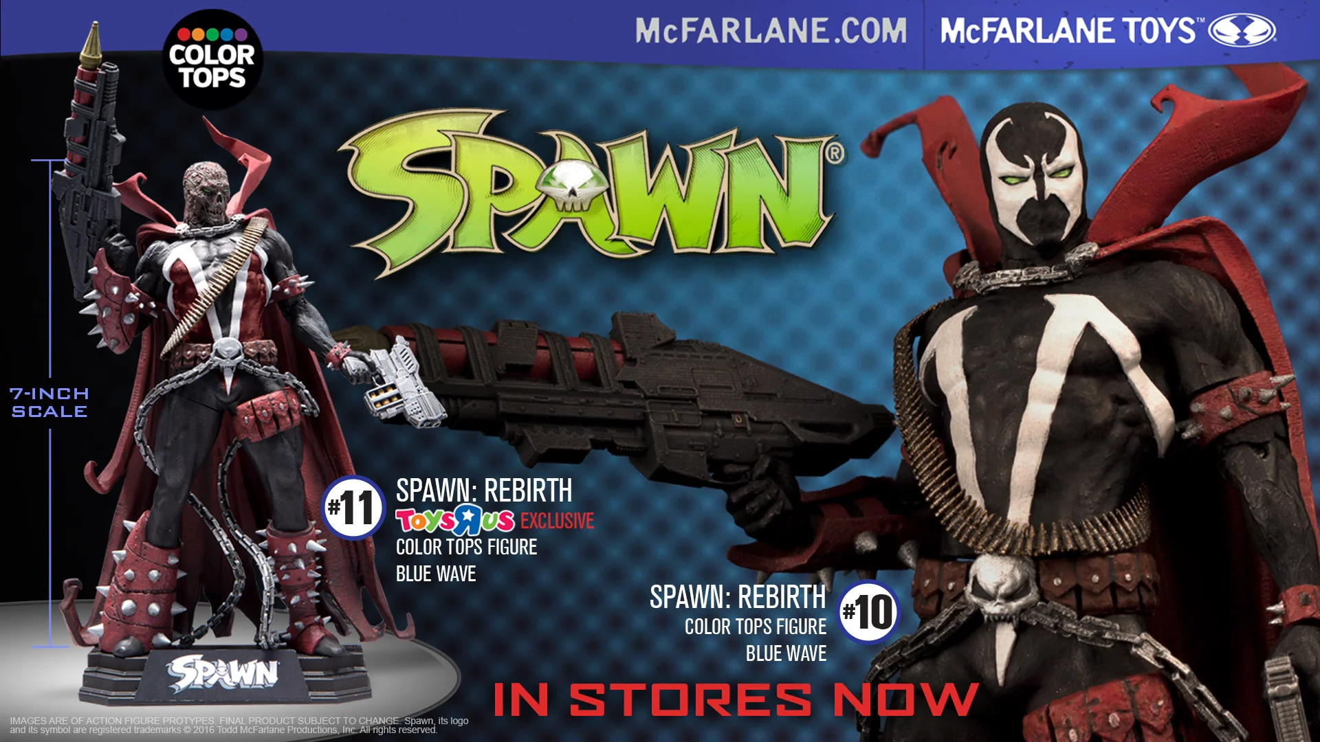 Color on sale tops spawn