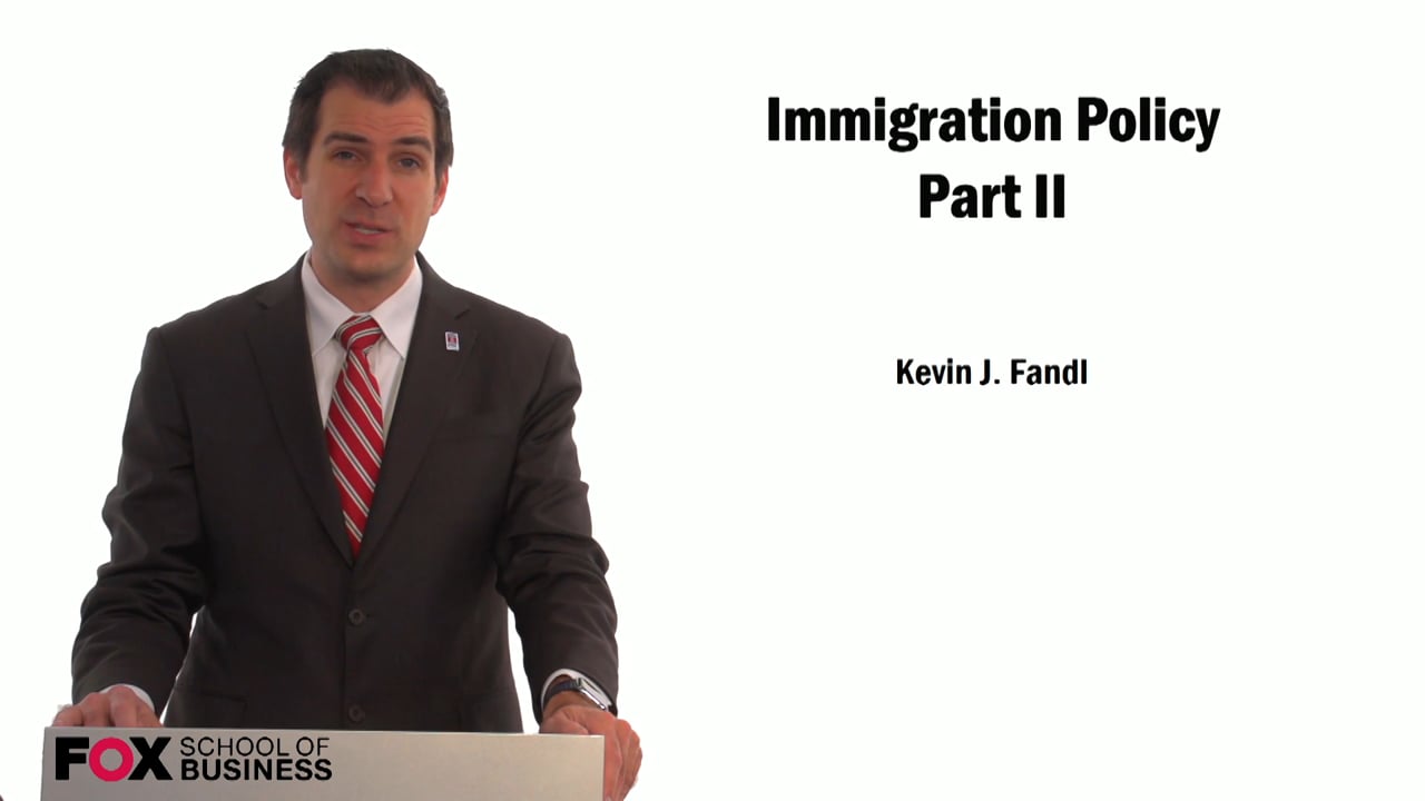 Immigration Policy Part 2