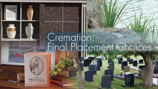 Cremation: Final Placement Choices