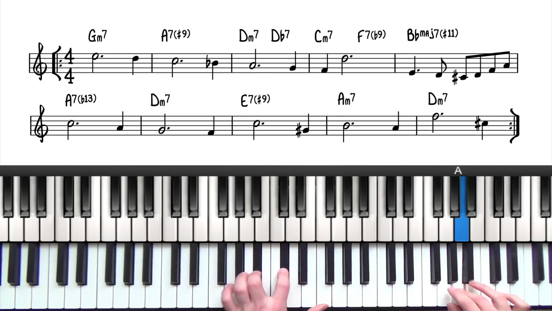 Rootless Chord Voicings Tutorial