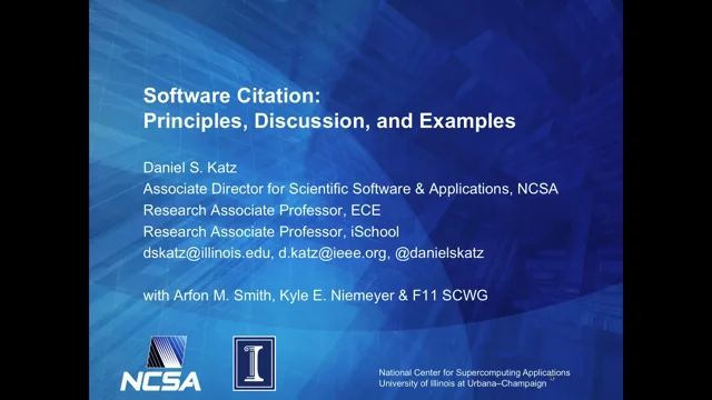 Software citation deals