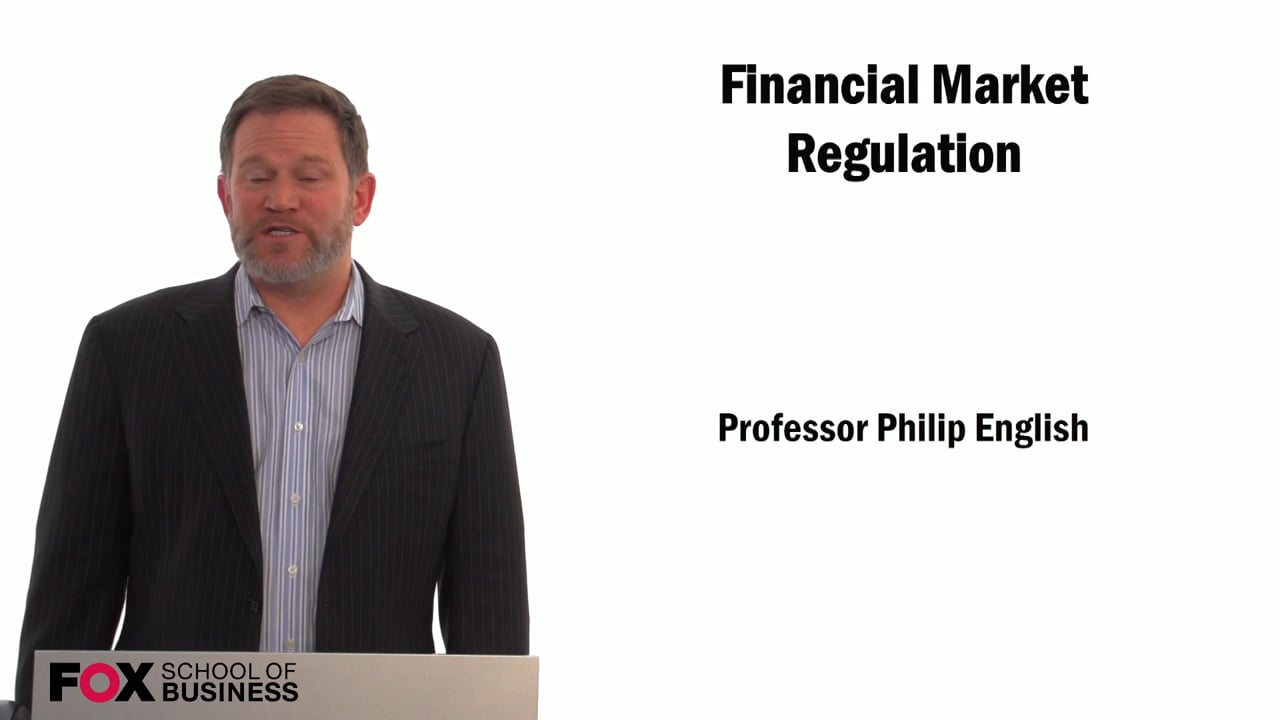 Financial Market Regulation