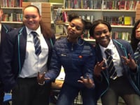 Nadia Rose visits her old school !