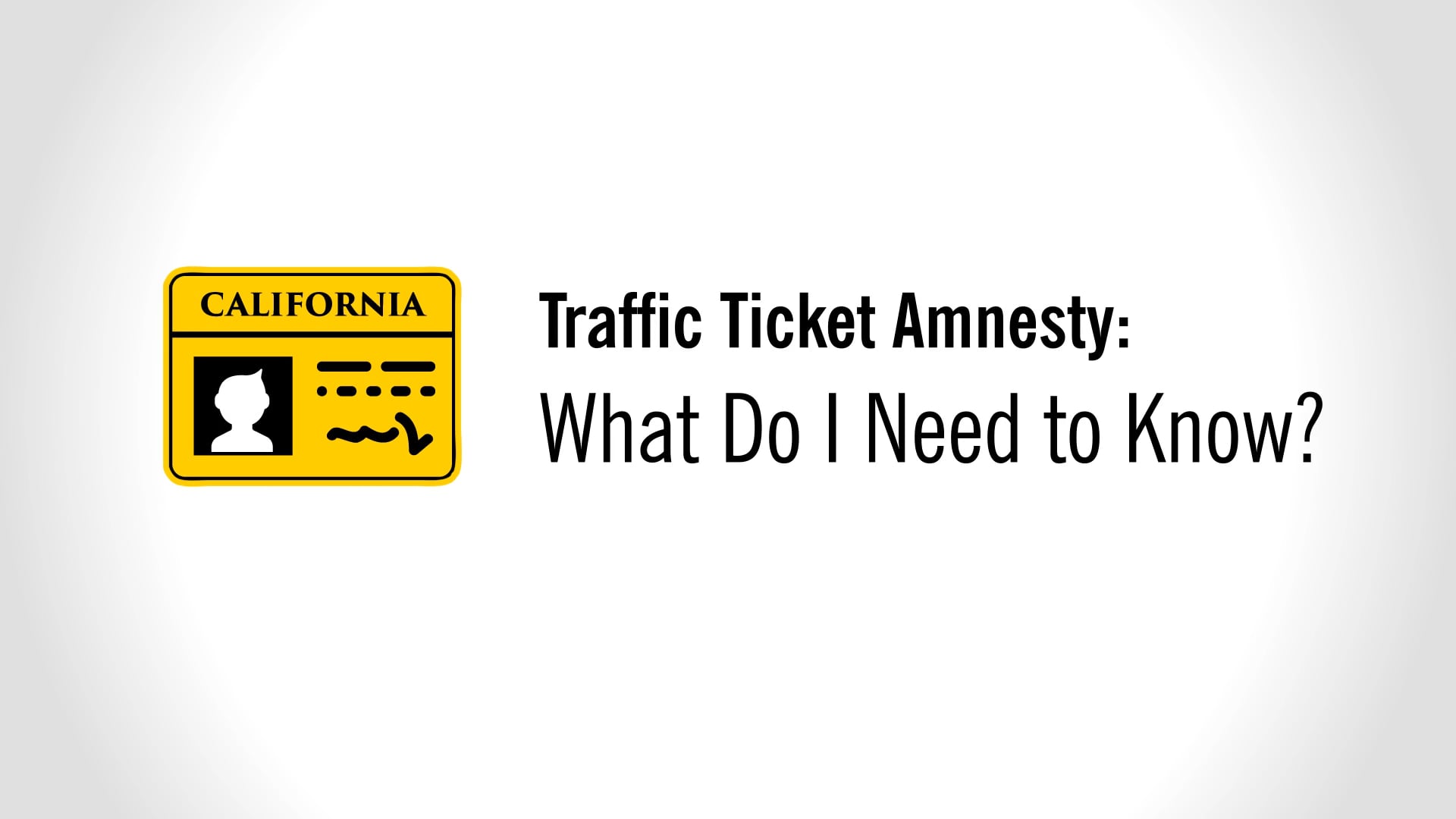 Traffic Ticket Amnesty Program on Vimeo