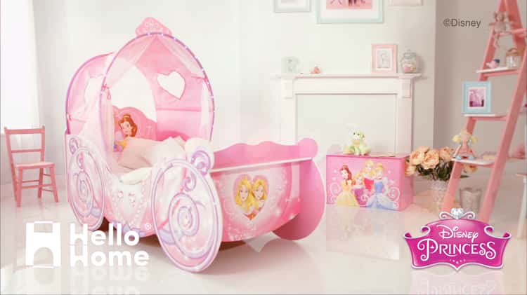 Disney Princess Carriage Toddler Bed by HelloHome on Vimeo