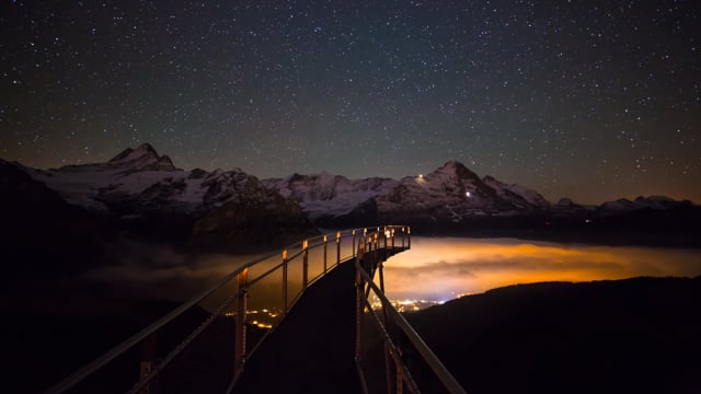 Grindelwald by night – a timelapse