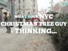 What Your NYC Christmas Tree Guy Is Thinking...