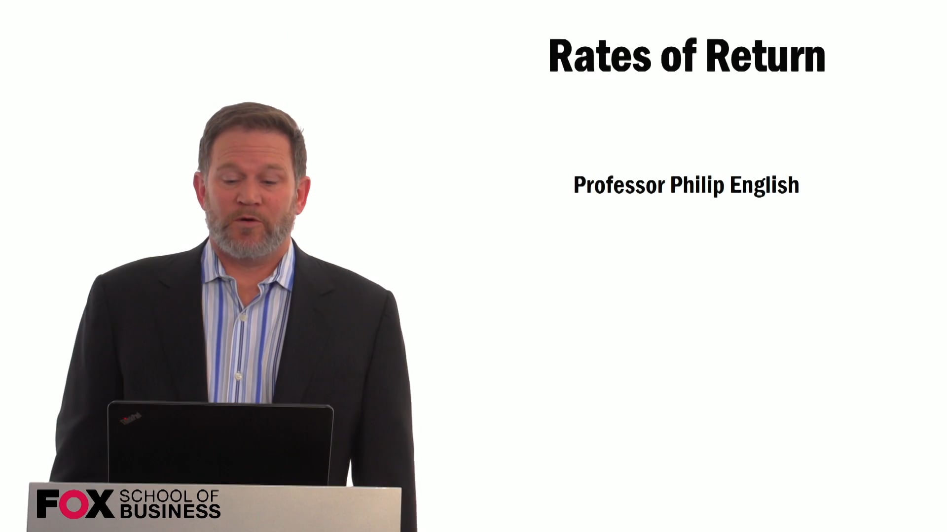 Rates of Return