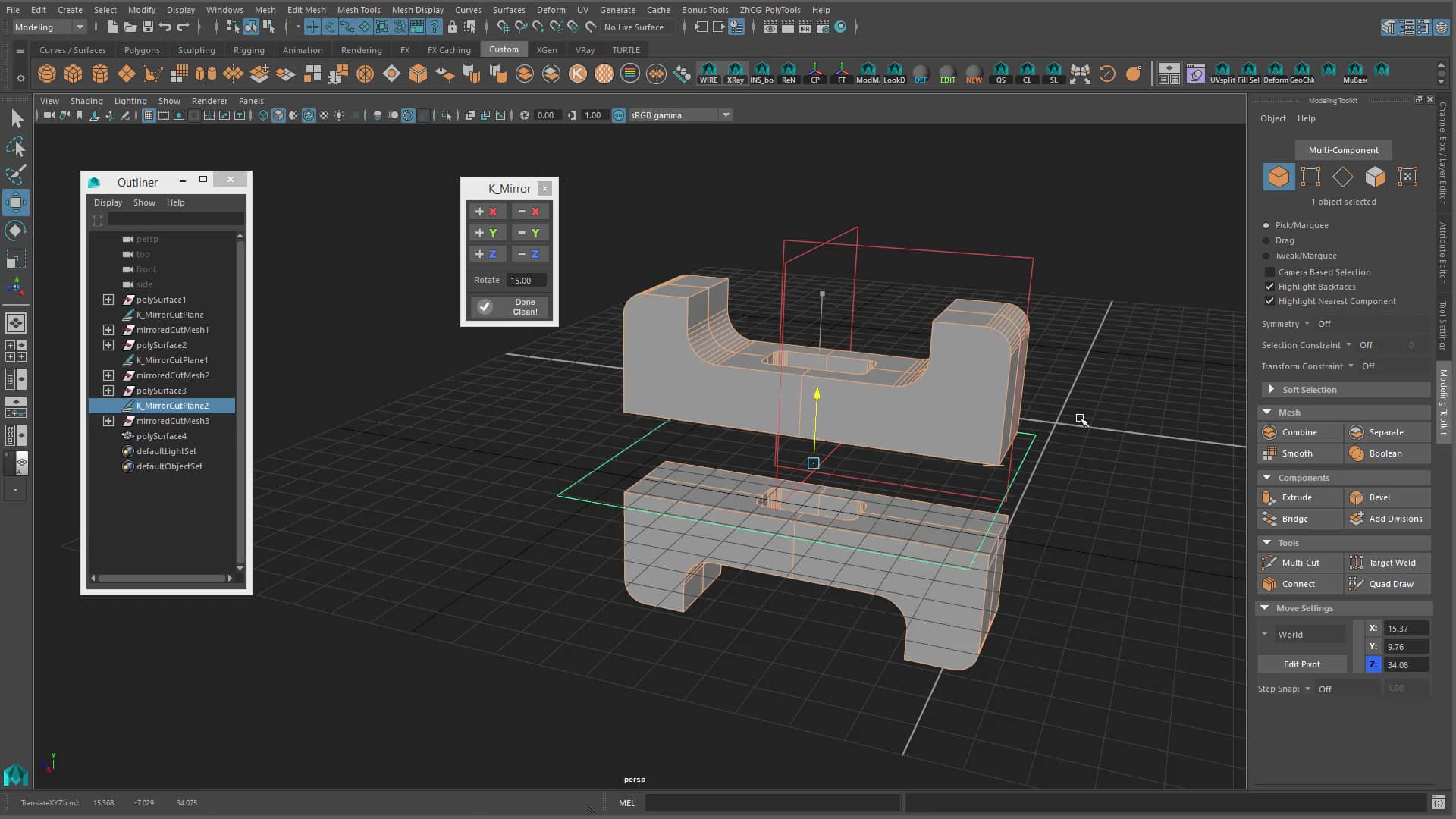 Mirror Tool v1.0 Free script for Maya on Vimeo