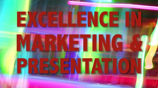2016 FINALISTS Excellence in Presentation & Marketing