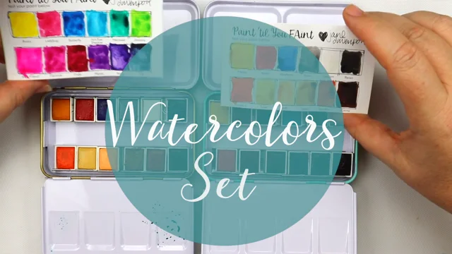 Artist Watercolors, Neutrals palette, Warm mixing trio & useful skin  tones