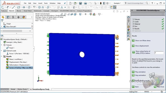 M1A1 - Conhecendo o Curso e o SimulationXpress
