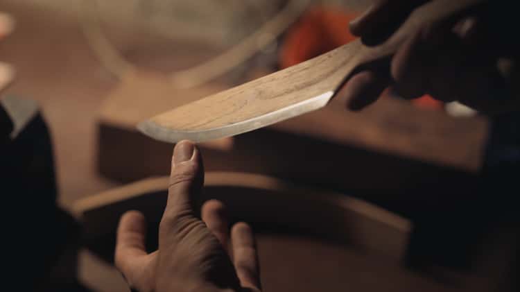 LIGNUM //Skid - The Wooden Chef Knife on Vimeo