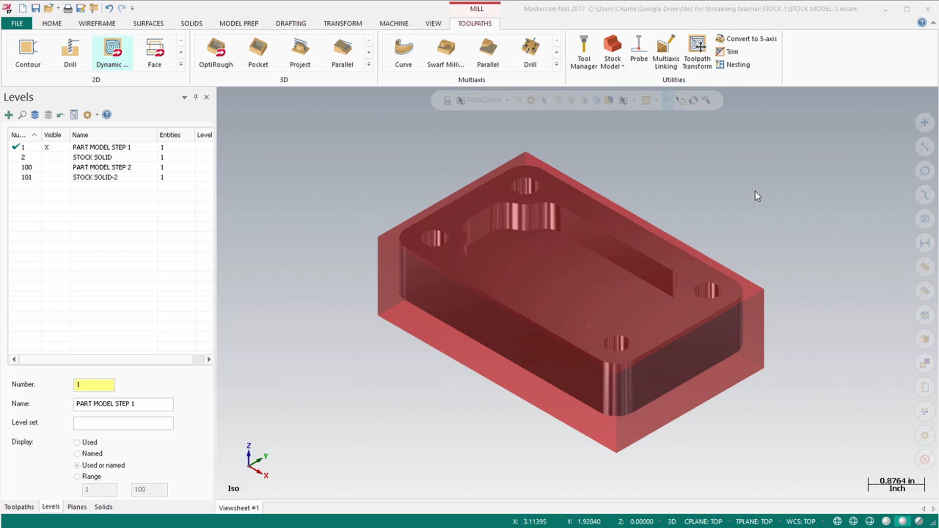 Toolpath and Machining Management