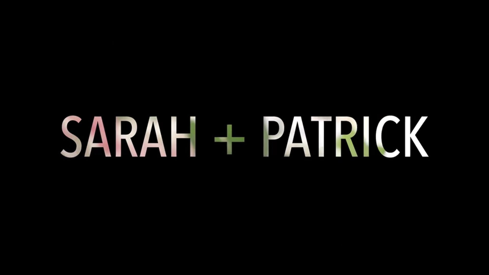 Sarah and Patrick