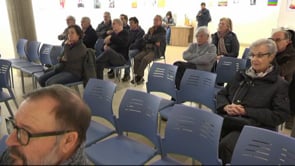 Exposició Terra d'Artistes a la sala d'actes municipal