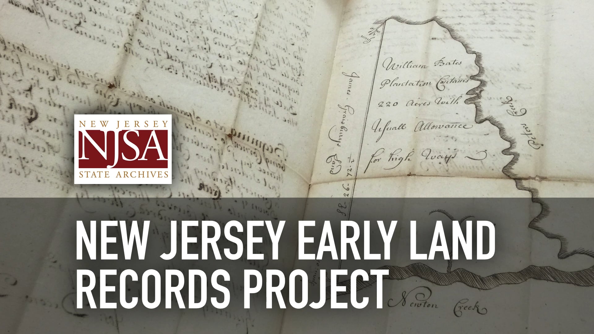 NJSA New Jersey Early Land Records Project—Overview on Vimeo