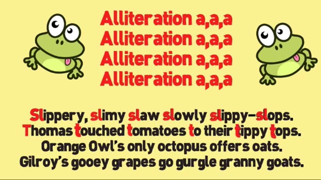 Alliteration Song, Alliteration for Kids Song, Alliteration for ...