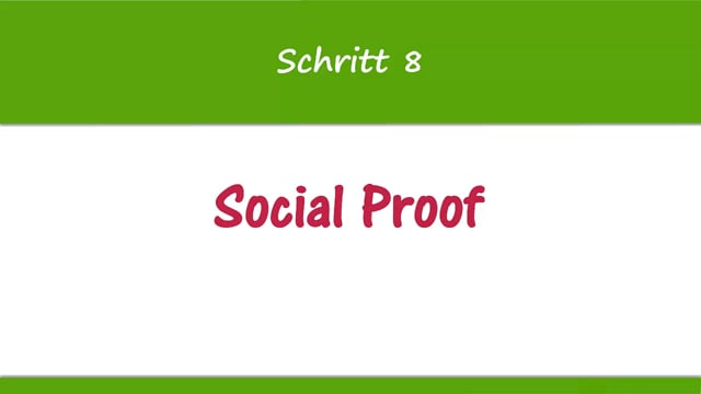Lektion 16: Social Prdof durch Fanboxen und ähnliches
