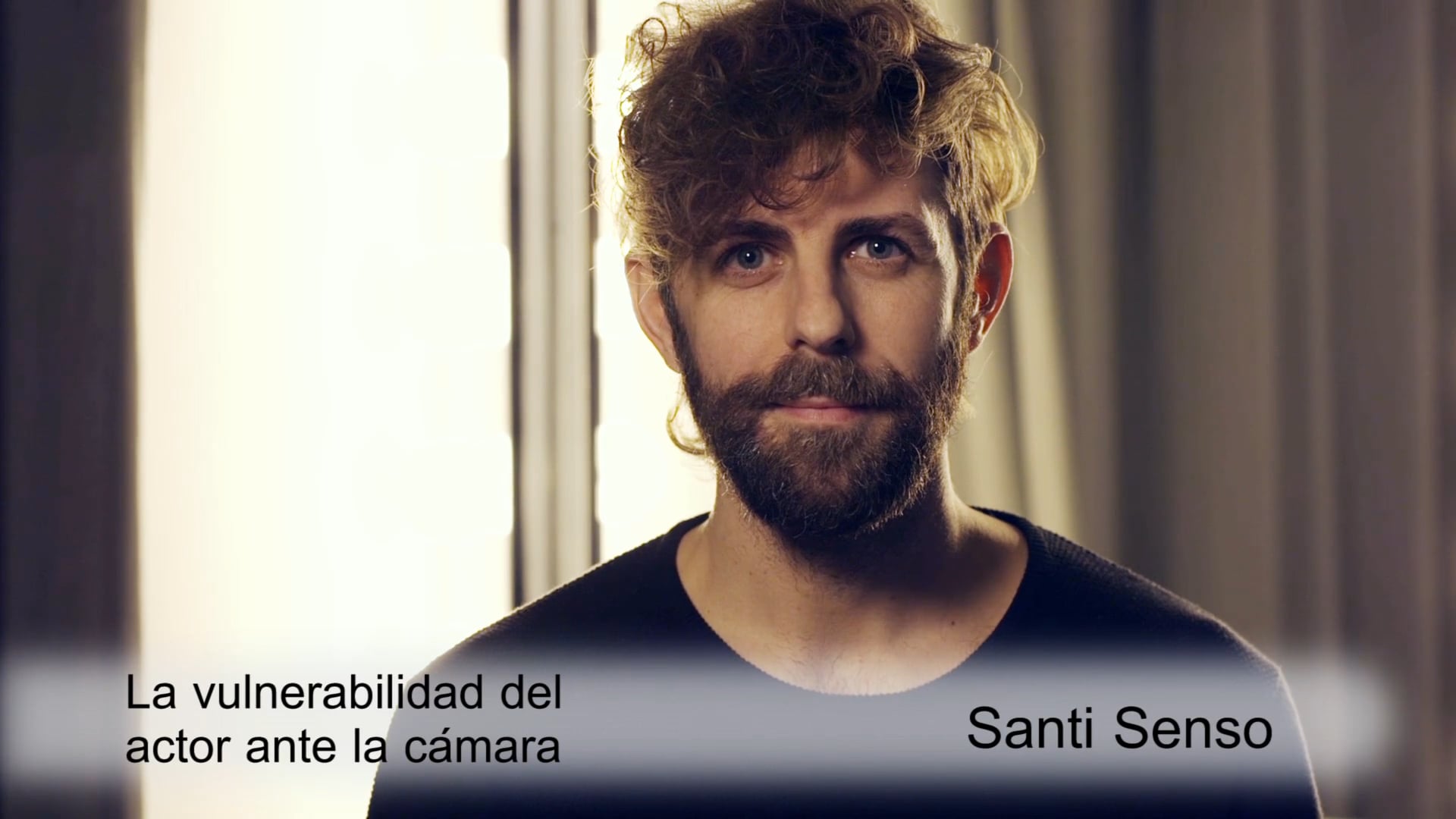 "LA VULNERABILIDAD DEL ACTOR ANTE LA CÁMARA" en la Central de Cine de Madrid con Santi Senso