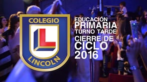 Acto Cierre de Ciclo 2016 - Turno tarde