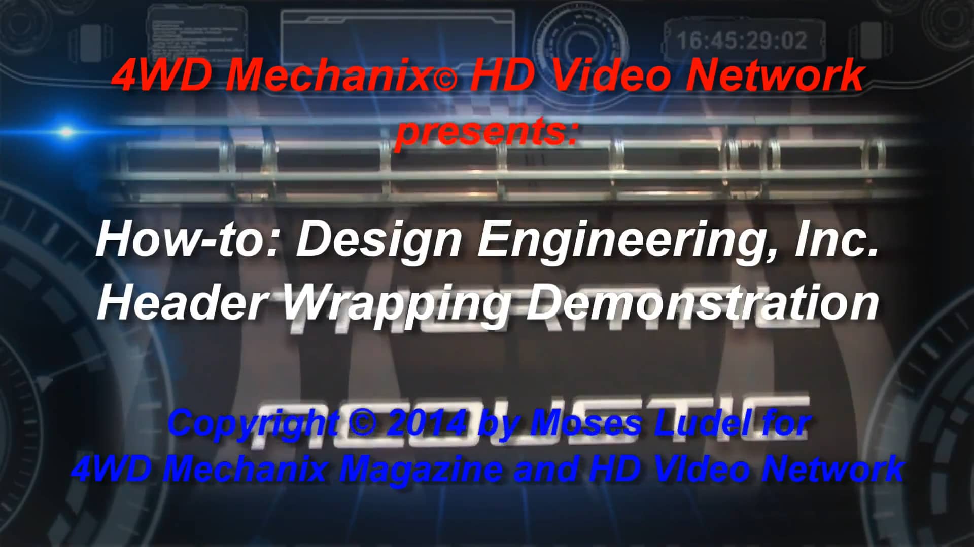 Howto Wrapping Exhaust Headers with DEI Header Wrap! on Vimeo