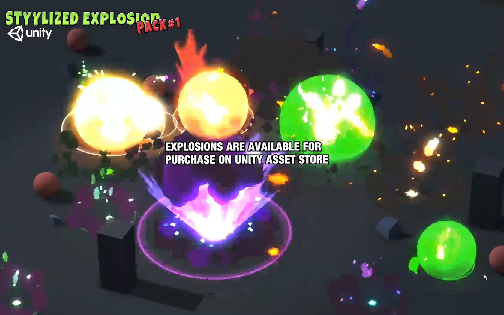 Stylized Explosions Pack 1