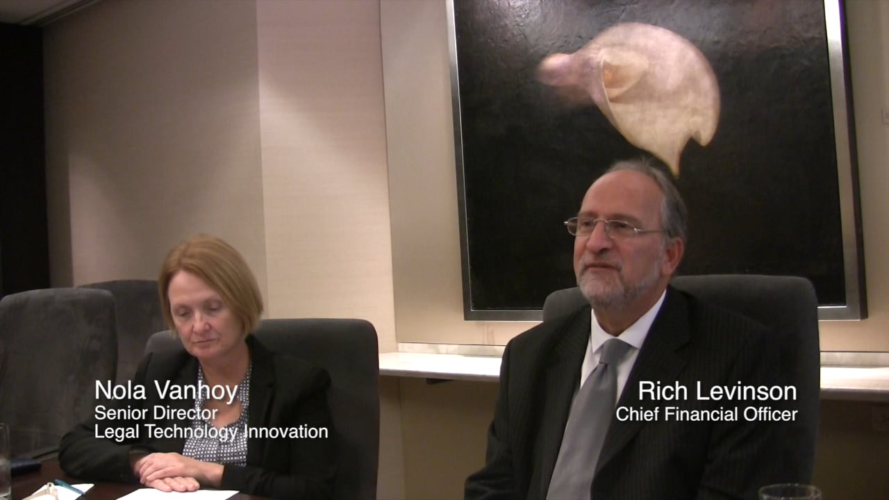 Implementation of LPM at Alston & Bird - Perspective of Richard Levinson, CFO & Nola Vanhoy, Sr. Director, Legal Tech Innovation