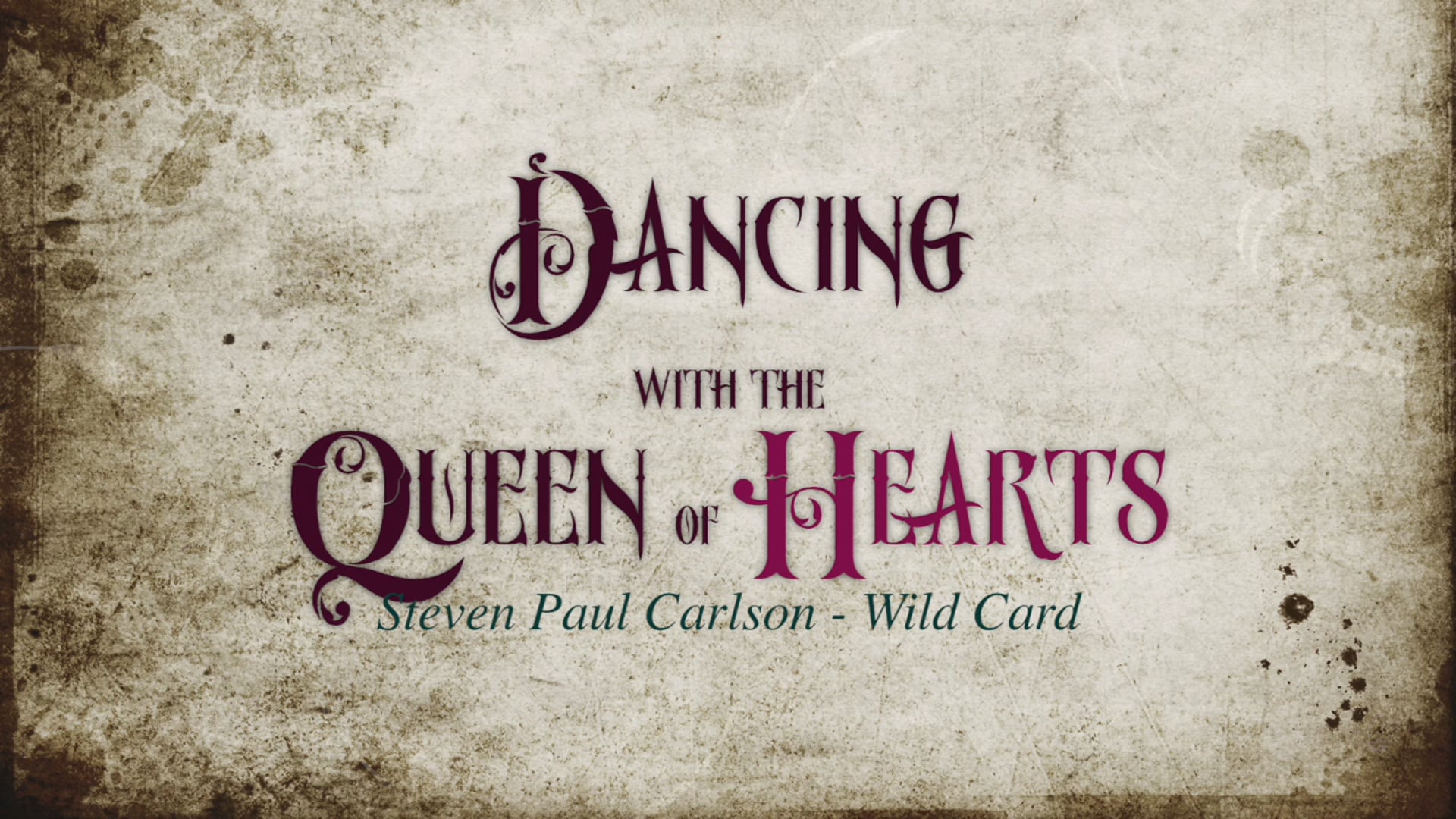 Promotional video thumbnail 3 for Steven Paul Carlson
