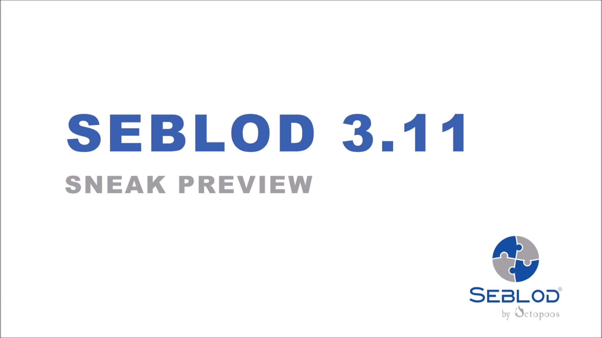 SEBLOD 3.11 Sneak Preview On Vimeo