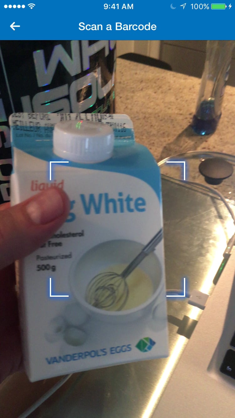 Scanning with MyFitnessPal on Vimeo