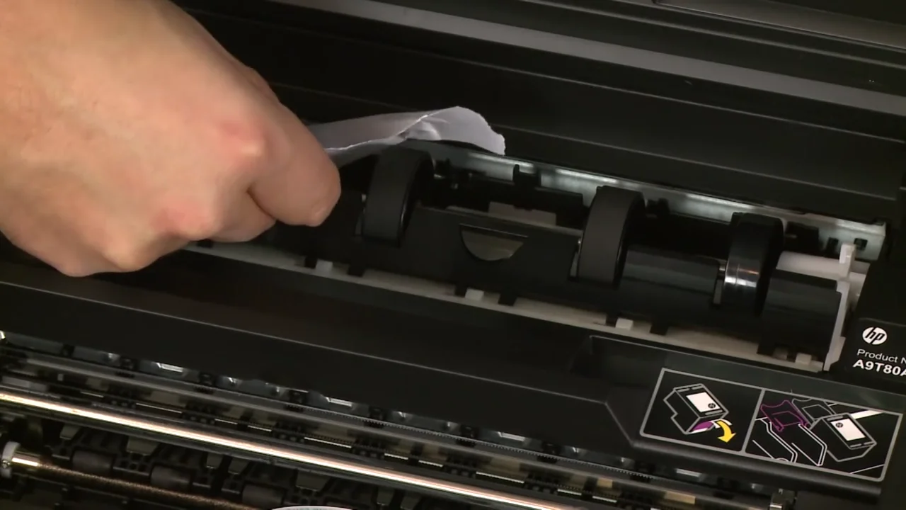 Fixing a Paper Jam HP Envy 4500 eAllinOne Printer