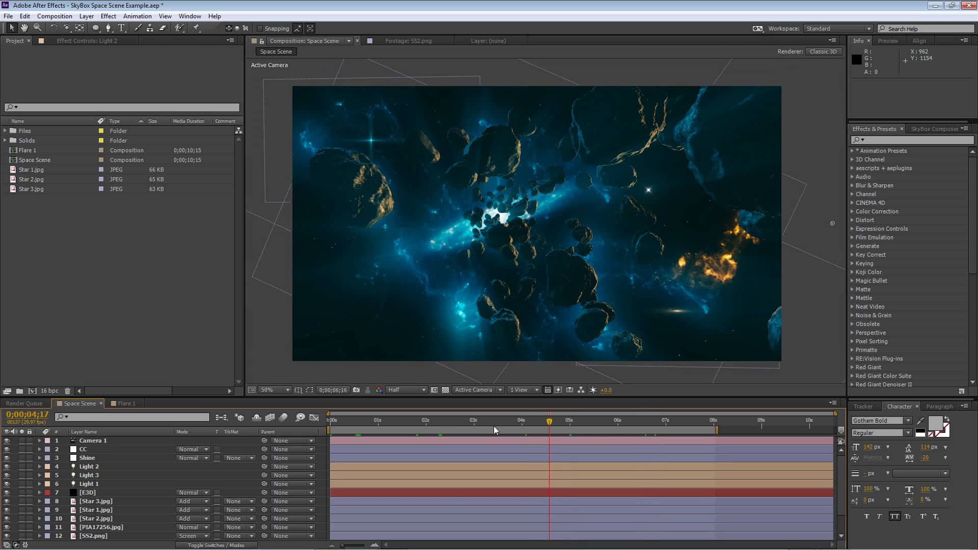 How To Make a 360° Video from Your After Effects 3D Project File