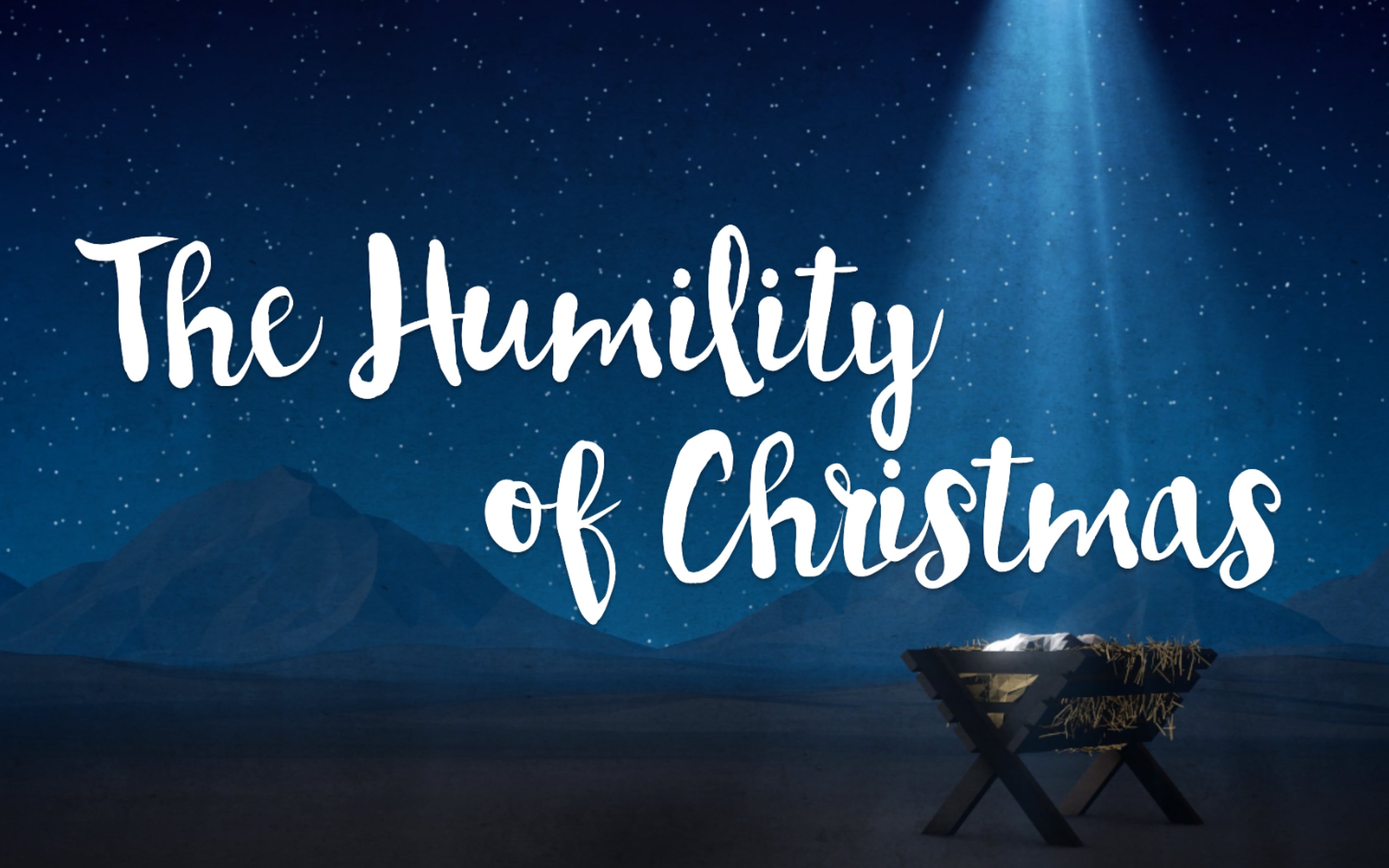 The Humility Of Christmas - Peter Ahn | December 25, 2016 on Vimeo