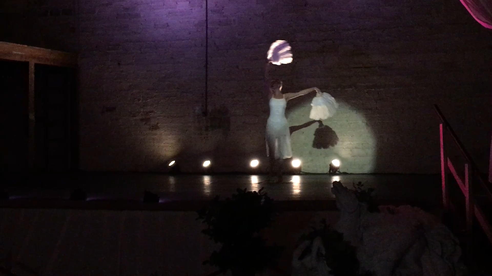 Ballet Dancer w/ Fans