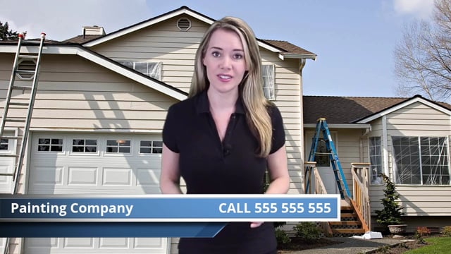 Video Marketing Services for Painting Company - Spokesperson Video Commercial
