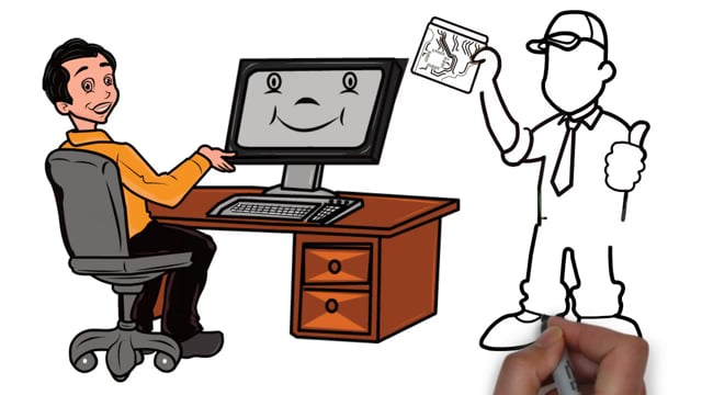 Video Marketing Services for Computer Repair Business - Whiteboard Video Commercial