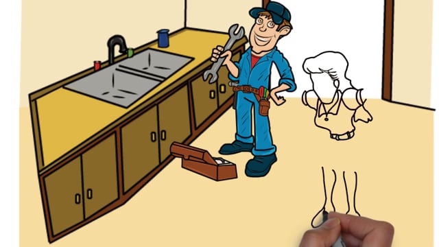 Video Advertising Services for Plumbers - Whiteboard Video Commercial